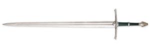 United Cutlery Sword of Strider, 36in Blade w/Wood Frame UC1299