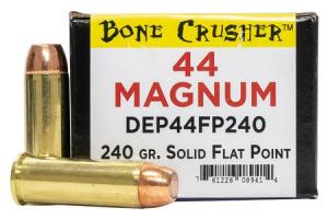 MAGNUM RESEARCH 44 Mag 240 gr Solid Flat Point Bone Crusher 25/Box
