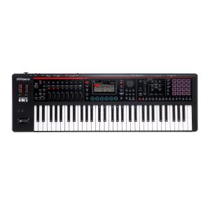 Roland 61-Note FANTOM-06 Synthesizer Keyboard With Color Touchscreen and Hands-On Controls in Black