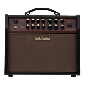Boss Acoustic Singer Live LT 60W Bi-Amp Acoustic Guitar Amplifier with Analog Input and 3-Band EQ in Brown