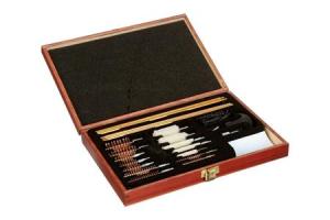 DAC TECHNOLOGIES GunMaster 42 Piece Brass Deluxe Universal Cleaning Kit in Wooden Case for All Calibers