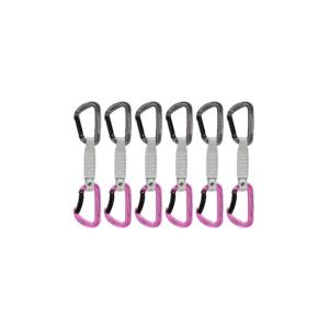 Mammut Workhorse Keylock 12 cm 6-Pack Quickdraws, Grey/Pink, 12cm, 2040-02571-33276-74