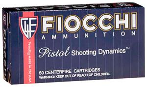 Fiocchi 9APE Shooting Dynamics 9mm 158 GR FMJ 50 Bx/ 20 Cs