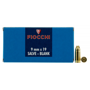 Fiocchi 9mm Luger Pistol Blanks 50 Rounds Revolver BLANKS