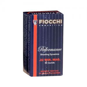Fiocchi 22Mag 40 Grain Jacket Soft Point 50 Rounds