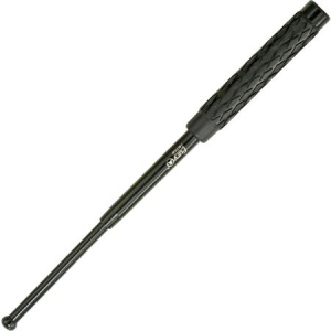Fury Knives 12123 Tactical 16 Inch Telescoping Metal Baton with Black Finish and Foam Grip