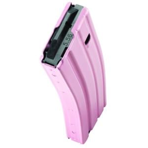 Duramag Speed Rifle Magazine, 5.56, .223, 300BLK, 10-Round, Anodized T360 Coatin, Pink, 10rd, 3023003175CPDL10-10RD