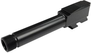 XTS Pistol Barrel Threaded, Glock 43, 9mm Luger, 1-10 Twist, 1/2x28 Thread, Black Nitride, Black, One Size, G43-BART