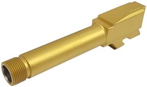 XTS Pistol Barrel Threaded, Glock 43, 9mm Luger, 1-10 Twist, 1/2x28 Thread, Tin, Gold, One Size, G43-BART-G