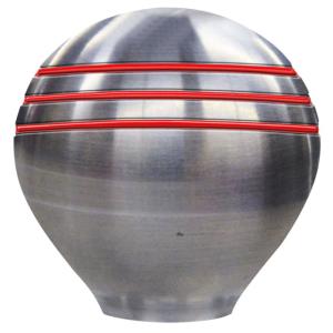 Schmitt & Ongaro Marine Throttle Knob - 1-1/2 - Red Grooves, 50020