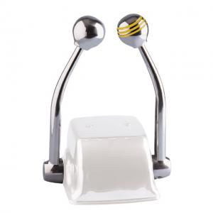 Schmitt & Ongaro Marine Control Arm Set w/Gold Throttle Knob & Plain Shift Knob Standard, 50055