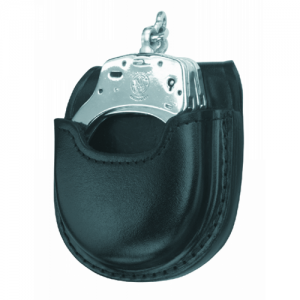 Gould and goodrich -leather open top handcuff case