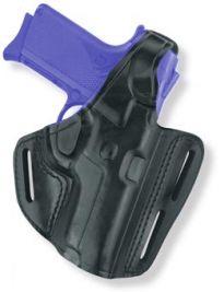 Gould & Goodrich Three Slot Pancake Holster, Black, Right Hand - Ruger 4in BBL & Similar