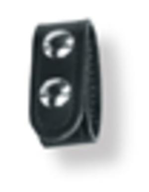 Gould & Goodrich 4-Pack Belt Keepers, Double Snap, Nickel, Black Weave, K76-4W