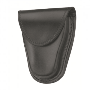 GOULD AND GOODRICH -LEATHER HIDDEN SNAP CUFF CASE FOR HINGED CUFFS - Plain