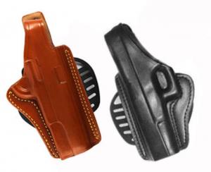 Gould & Goodrich 807-26R Paddle Holster, Chestnut, Right Hand - Sig P220/226 w/ Rail
