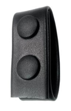 Gould & Goodrich 4-Pack Belt Keepers, Double Snap, Place on Belt up to 2-1/4 in., Black, L76-4
