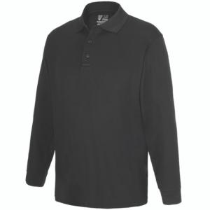 Flying Cross Long Sleeve Impact Polo, Black - 3221102XLNA