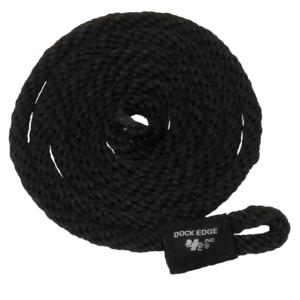 Dock Edge Fender Line - 3/8 x 5' - Black - 2-Pack, 91-566-F