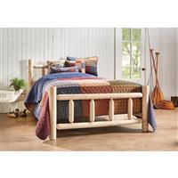 CASTLECREEK Cedar Log Bed, Queen