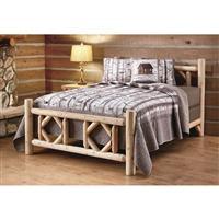 CASTLECREEK Diamond Cedar Log Bed, King