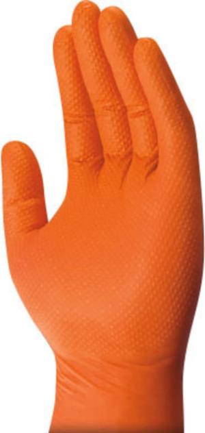 Mechanix Wear 100 CT Nitrile 8 Mil Gloves - Men's, Orange, Large, D01-09-010-100