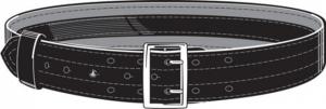 Safariland 87V Suede Lined Belt, w/ Hook and Loop System 87V-XX-26 - Size - 32 in