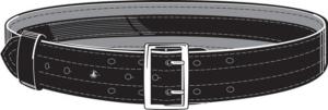Safariland 87V Suede Lined Belt, w/ Hook and Loop System 87V-XX-26 - Size - 28 in