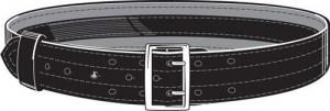 Safariland 87V Suede Lined Belt, w/ Hook and Loop System 87V-XX-6 - Size - 34 in