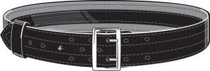 Safariland 87V Suede Lined Belt, w/ Hook and Loop System 87V-XX-6 - Size - 44 in