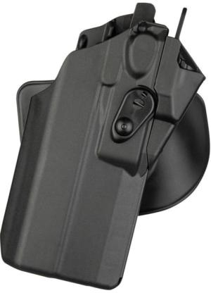Safariland 7378RDS 7TS ALS Concealment Paddle & Belt Loop Combo Holster, Glock 19 MOS w/ITI M3, Left, Black, 1324871