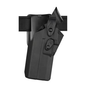 Safariland 7365RDS 7TS ALS/SLS Low-Ride Duty Holster, CZ P10C, Right, STX Plain, Black, 1331381