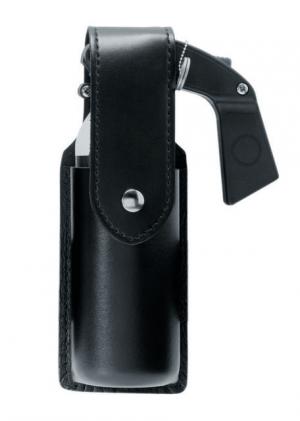 Safariland 38 Mace / Oc Holder W/ Top Flap, 1.5in. X 6.5in. Dt Mk-4, 3Oz; Guardian, Freeze & Punch 4 Oz, STX Tactical Black W/ Hidden Snap 38-13HS