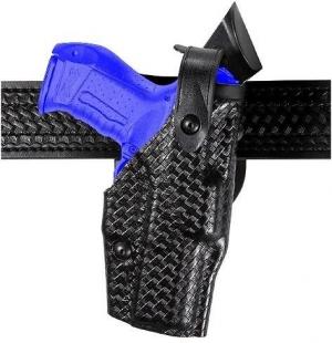 Safariland 6360 ALS/SLS Mid-Ride Level-III Retention, S&W M&P 9/40 X300, STX Plain Black, Right Hand, 6360-2192-61