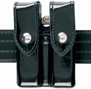 Safariland 72 Mag/Cuff Pouch, Top Flap - STX Plain Black, Ambidextrous 72-76-4B