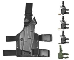 Safariland Model 6355 ALS Drop-Leg Glock Holster, Glock 34/Glock 35, Left Hand, STX Tactical, Black, 6355-6832-132