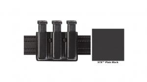 Safariland Model 775 Slim Triple Mag Pouch Open Top STX Black for Glock 17