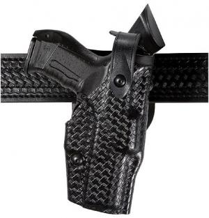 Safariland 6360 ALS/SLS Mid-Ride Level-III Retention, Springfield XDM 9mm, STX Black Basket Weave, Left Hand, 6360-145-482