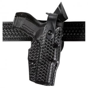 Safariland 6360 ALS/SLS Mid-Ride Level-III Retention, Sig SauerP226 Rail, Plain Black, Right Hand, with Rails, 6360-477-411