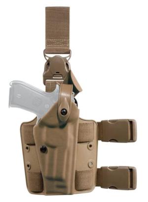 Safariland 6005-23 MLS Fork On QR Leg Strap, Buckle Side Only, Coyote Brown 6005-23-76