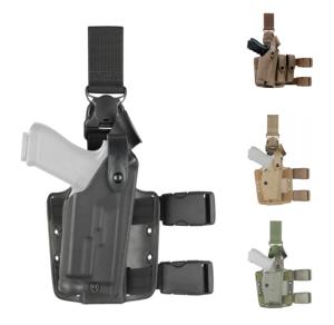 Safariland 6005 SLS Tactical Holster w/Quick Release, FNH Five-Seven w/ITI M3/M6 Na M3X/M6X 4.8in., OD Green, Right Hand, 6005-6121-561