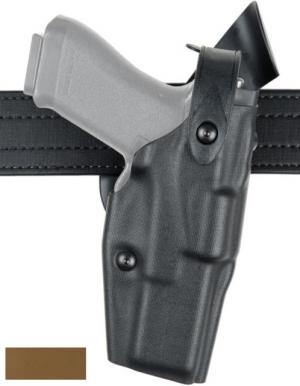 Safariland 6360 ALS/SLS Mid-Ride Level-III Retention, S&W M&P 9/40 X300, Coyote Brown, Right Hand, 6360-2192-761