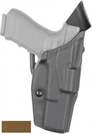Safariland Model 6390 ALS Mid-Ride Level-I Duty Holster, Glock 17/22/31, Right Hand, STX Coyote Brown, 6390-83-761