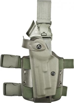 Safariland SLS Tactical Leg Strap Holster, Left Hand, STX Tactical, OD Green, 1190675