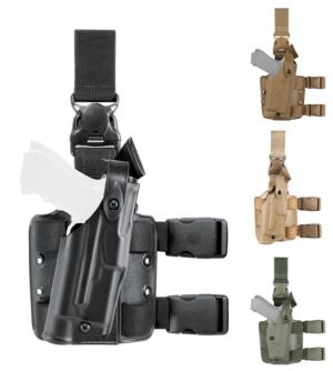 Safariland 6354RDS ALS Drop Leg Glock Holsters, Glock 17 Mos w/ Light, Multicam, 6354RDS-832-702-MS19