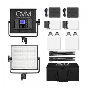 GVM 50RS RGB Video 2-Lights Panel Kit