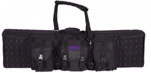 Voodoo Tactical 42 inch Padded Weapons Case, Black With Pink Stitching, NSN NP, 15-7619088000