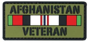 Voodoo Tactical Afghanistan Veteran Patch, Rubber, 07-0812000000
