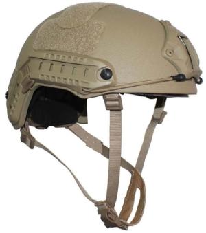 Voodoo Tactical Fast Ballistic LVL IIIA Helmet, Tan, XL, 20-0213007096