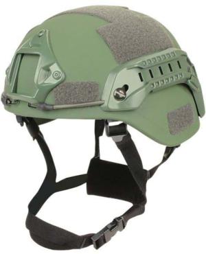 Voodoo Tactical MICH Level IIIA Ballistic Helmet, OD, Large, 20-0214004094